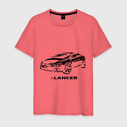 Мужская футболка Mitsubishi lancer