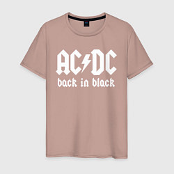 Мужская футболка ACDC BACK IN BLACK