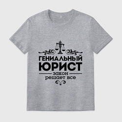 Мужская футболка Гениальный юрист