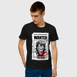 Футболка хлопковая мужская Wanted Joker, цвет: черный — фото 2