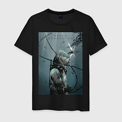 Футболка хлопковая мужская Death Stranding, цвет: черный