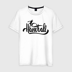 Мужская футболка Handball lettering