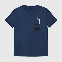 Мужская футболка Кот