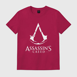 Футболка хлопковая мужская Assassin’s Creed, цвет: маджента