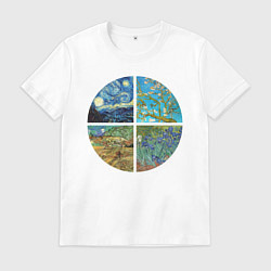 Мужская футболка Ван Гог Картины