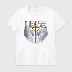 Футболка хлопковая мужская Heroes of Might and Magic, цвет: белый