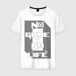 Футболка хлопковая мужская No Game No Life Zero, цвет: белый