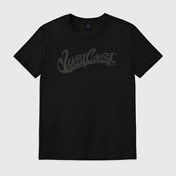 Футболка хлопковая мужская West Coast Customs, цвет: черный