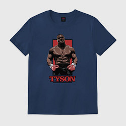 Футболка хлопковая мужская Tyson, цвет: тёмно-синий