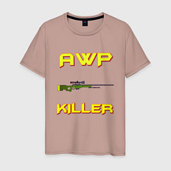 Мужская футболка AWP killer 2