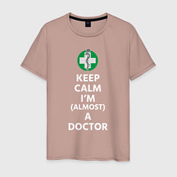 Мужская футболка Keep calm I??m a doctor