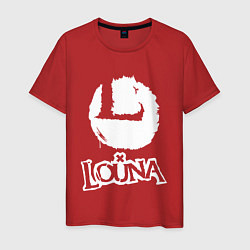 Футболка хлопковая мужская Louna, цвет: красный