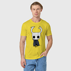 Футболка хлопковая мужская Рыцарь Hollow Knight, цвет: желтый — фото 2