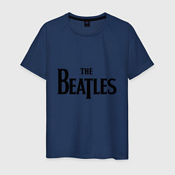 Футболка хлопковая мужская The Beatles, цвет: тёмно-синий