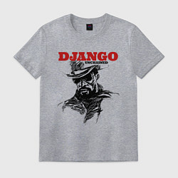 Футболка хлопковая мужская Django, цвет: меланж