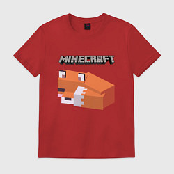 Футболка хлопковая мужская MINERCRAFT, цвет: красный