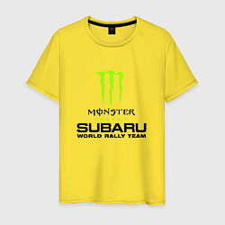 Футболка хлопковая мужская MONSTER ENERGY Z, цвет: желтый