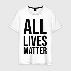 Мужская футболка ALL LIVES MATTER