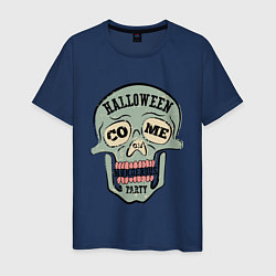 Мужская футболка Halloween Skull Retro