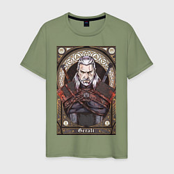 Мужская футболка The Witcher, Geralt, Ведьмак,