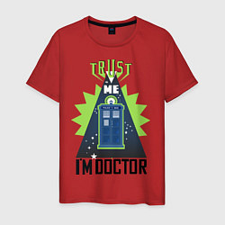 Мужская футболка Trust me, i'm doctor who