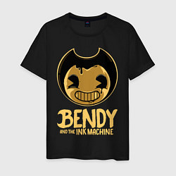 Футболка хлопковая мужская Bendy And The Ink Machine, цвет: черный