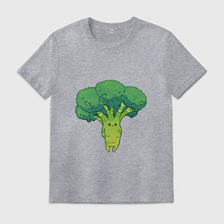 Мужская футболка Симпатичный брокколи