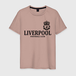 Футболка хлопковая мужская Liverpool FC, цвет: пыльно-розовый