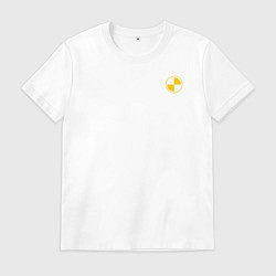 Футболка хлопковая мужская Testing, цвет: белый