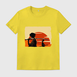 Мужская футболка Самурай Чамплу Мугэн и Дзин