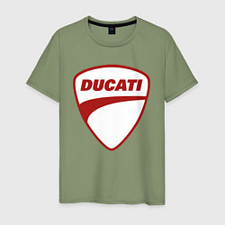 Мужская футболка Ducati Logo Дукати Лого Z