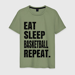 Мужская футболка EAT SLEEP BASKETBALL REPEAT