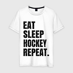 Мужская футболка EAT SLEEP HOCKEY REPEAT