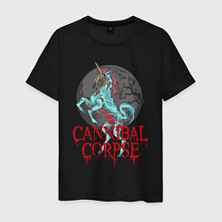 Футболка хлопковая мужская Cannibal Corpse Труп Каннибала Z, цвет: черный