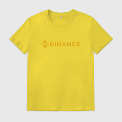Мужская футболка BINANCE БИНАНС БИРЖА СПИНА