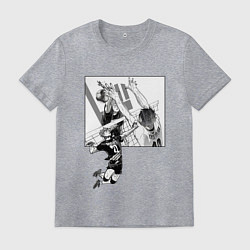 Мужская футболка Хината против Кагеямы HAikyuu