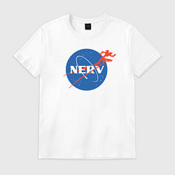 Футболка хлопковая мужская Nerv, цвет: белый