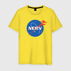 Футболка хлопковая мужская Nerv, цвет: желтый