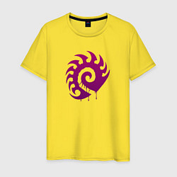 Мужская футболка Zerg logo Purple