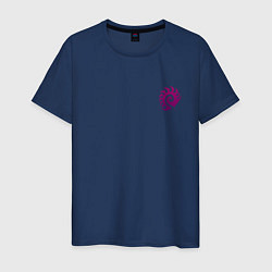 Мужская футболка Zerg logo mini Purple