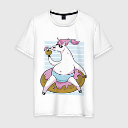 Мужская футболка Chilling Unicorn