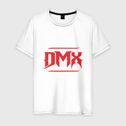 Футболка хлопковая мужская DMX RIP, цвет: белый