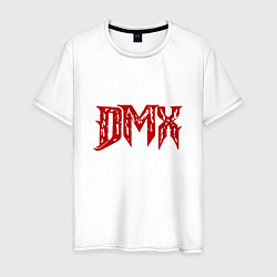 Футболка хлопковая мужская DMX Logo, цвет: белый