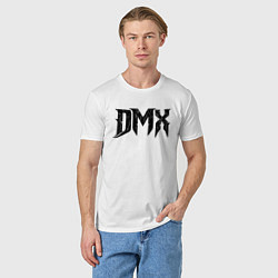 Футболка хлопковая мужская DMX Logo Z, цвет: белый — фото 2