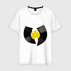 Футболка хлопковая мужская Wu-Tang Vinyl, цвет: белый
