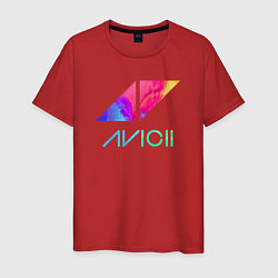 Мужская футболка AVICII RAIBOW