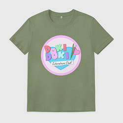 Мужская футболка Doki Doki Literature Club Logo Z