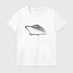 Мужская футболка Яхта