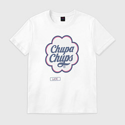 Футболка хлопковая мужская Chupa Chups, цвет: белый