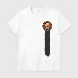 Футболка хлопковая мужская Ffdp, цвет: белый